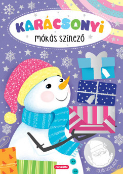 Karácsonyi mókás színező (nyomtatott)