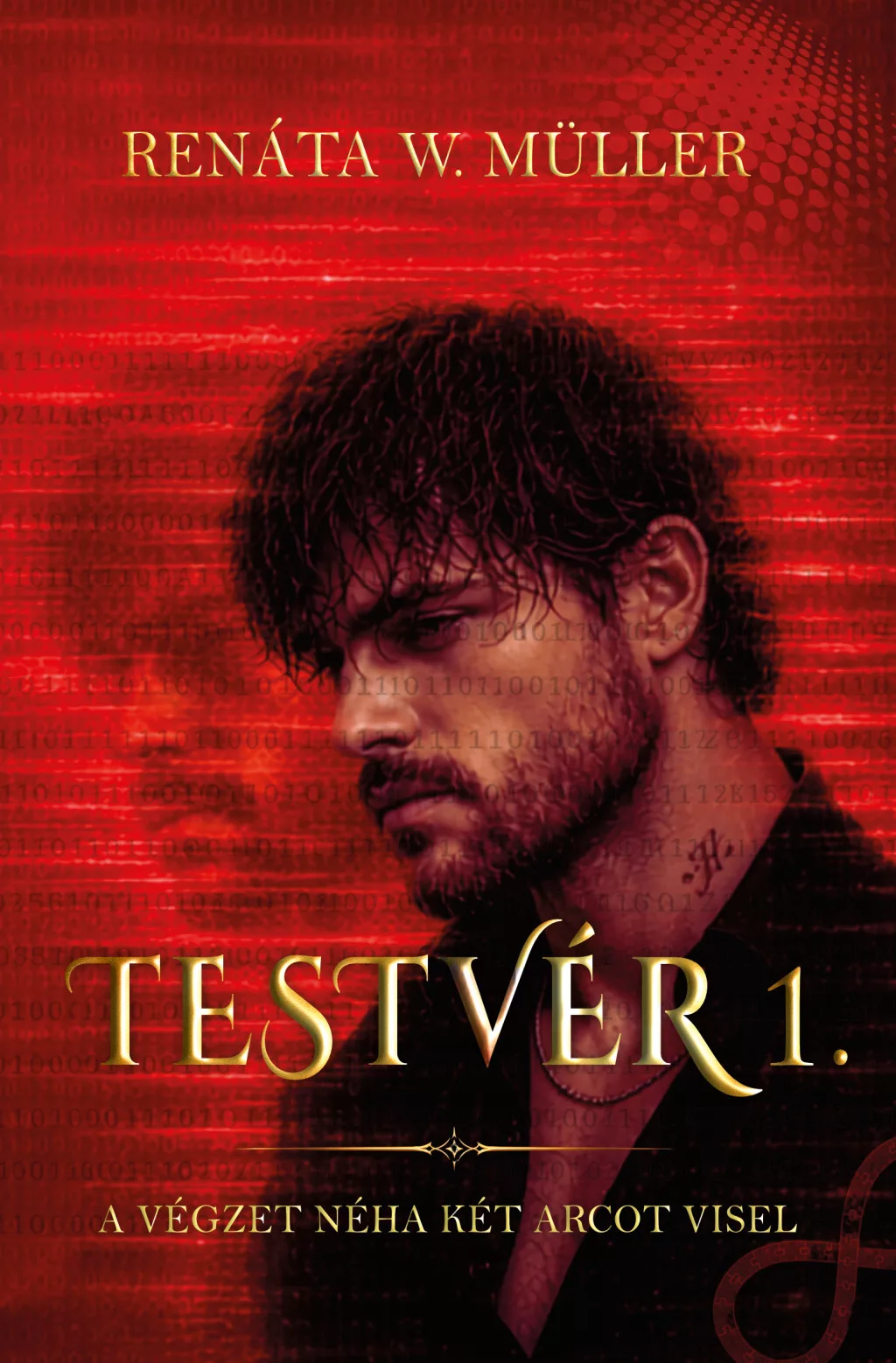 Renáta W. Müller - TestVÉR 1. - éldekorált – könyvborító