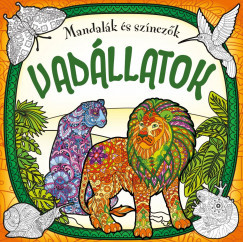 Mandalák és színezők - Vadállatok (nyomtatott)