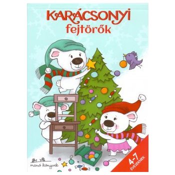   Korsós Szabina - Karácsonyi fejtörők - 4-7 éveseknek (nyomtatott)