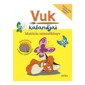   Vuk kalandjai - Matricás színezőkönyv - Dargay Attila rajzfilmje alapján (nyomtatott)