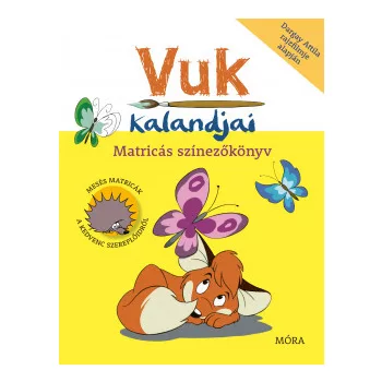  Vuk kalandjai - Matricás színezőkönyv - Dargay Attila rajzfilmje alapján (nyomtatott)