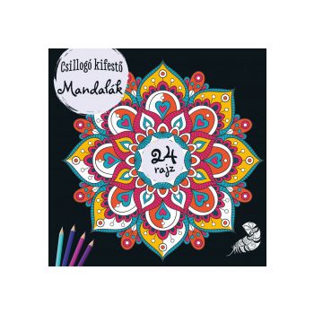 Csillogó kifestő - Mandalák (nyomtatott)