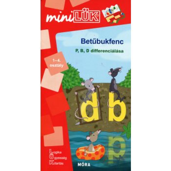   Betűbukfenc - miniLÜK - p, b, d differenciálás (nyomtatott)