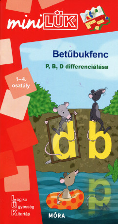 Betűbukfenc - miniLÜK - p, b, d differenciálás (nyomtatott)