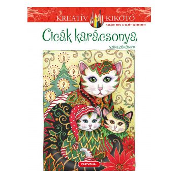 Cicák Karácsonya - Színezőkönyv (nyomtatott)