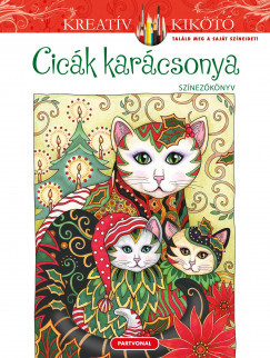 Cicák Karácsonya - Színezőkönyv (nyomtatott)