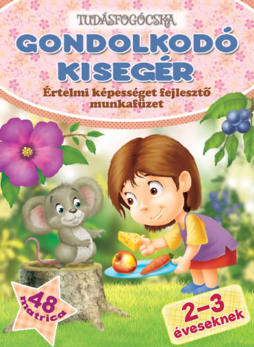 Gondolkodó Kisegér - Értelmi képességet fejlesztő munkafüzet 2-3 éveseknek (nyomtatott)