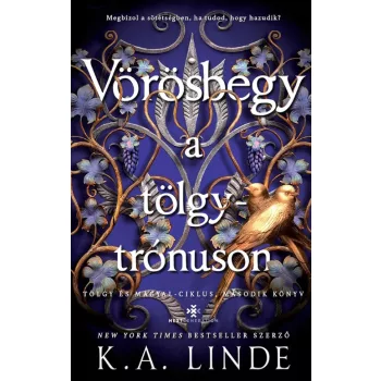 K. A. Linde - Vörösbegy a tölgytrónuson - Éldekorált