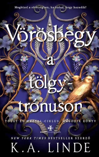 K. A. Linde - Vörösbegy a tölgytrónuson - Éldekorált